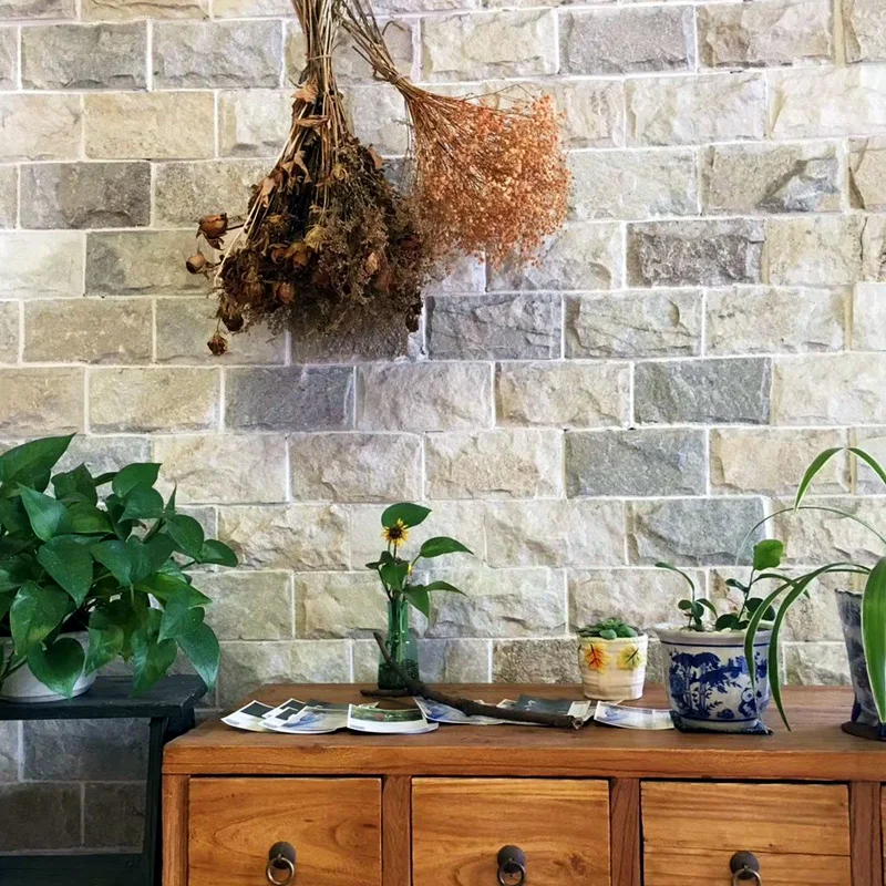 Interior Exterior wall Quartzite Mushroom Stone tiles Different Design Stone Slate Tiles