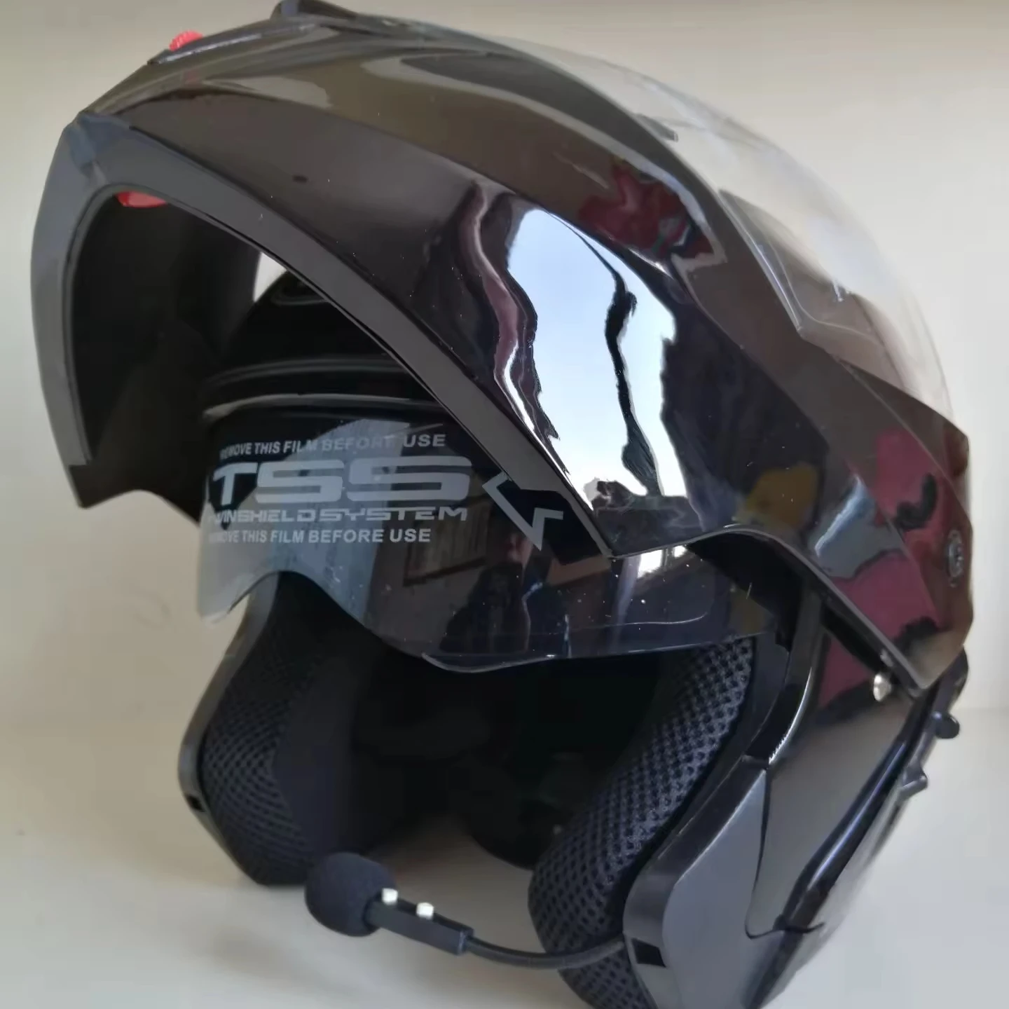DOT Certified Full Half Face Motorcycle Helmet Flip Up Safety Features Open Face Helmet For Motorcycles with Intercom Speaker