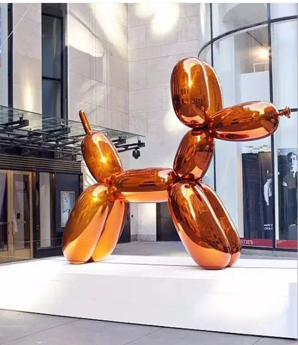 Wholesale Price Customized Size Resin Balloon Dog Sculpture Life Size Fiberglass Statue For Sale