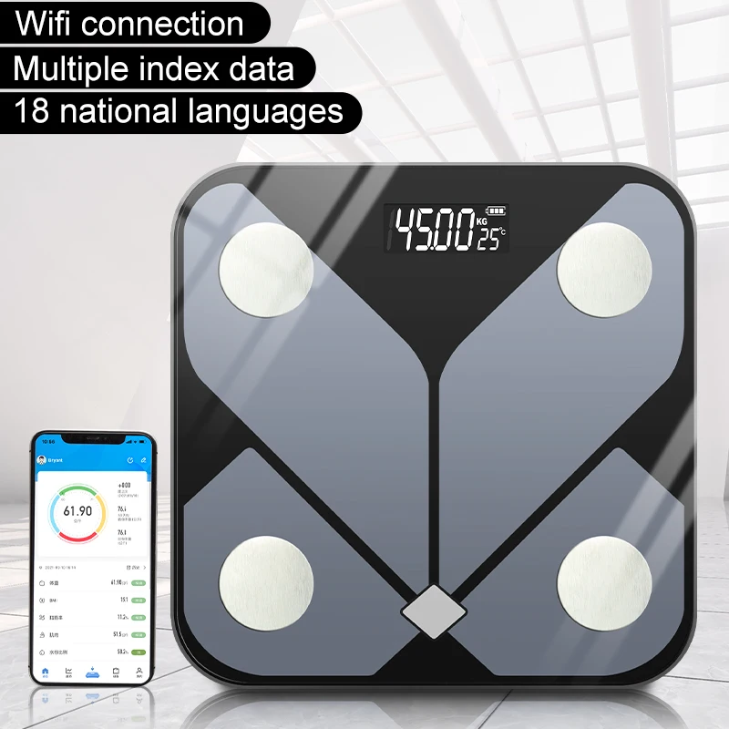 Wholesale Bady Fit Smart Bathroom Electronic Digital Scale Weighting Scale