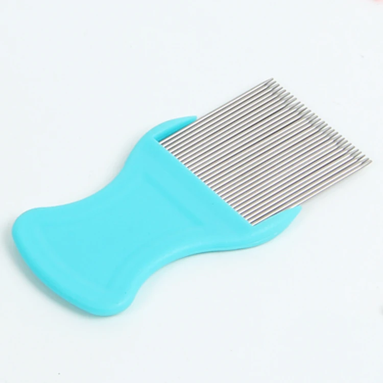 Professional Stainless Steel Super Density Pet Nit Removal Comb Anti Lice Hair Nit Comb Head Lice Comb