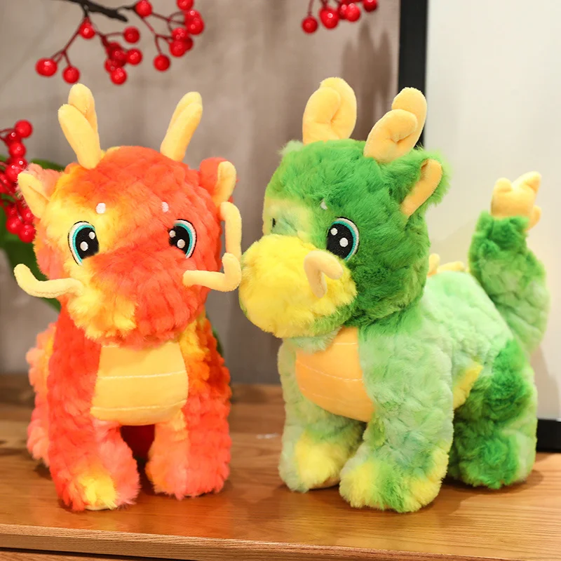 2024 New Products Chinese Dragon Plush Toy Cute And Joyous Stuffed Animal Toys Dragon  Mini Toys Dragon  For Kids And Girls Gift