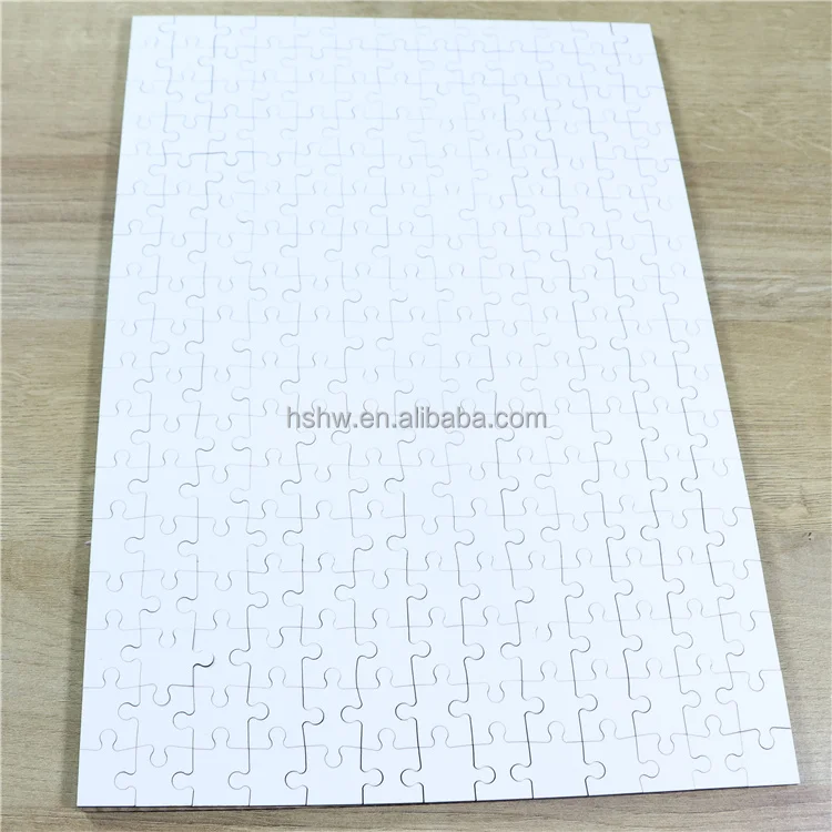MDFSUB Wholesale High Quality 221pcs Sublimation Printable Jigsaw Puzzle Custom Sublimation MDF Wooden Jigsaw Puzzles for Adults
