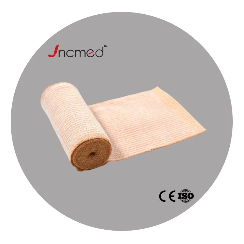 JCMED Disposable Medical Hospital Skin Color High Elastic Cotton Crepe Bandage