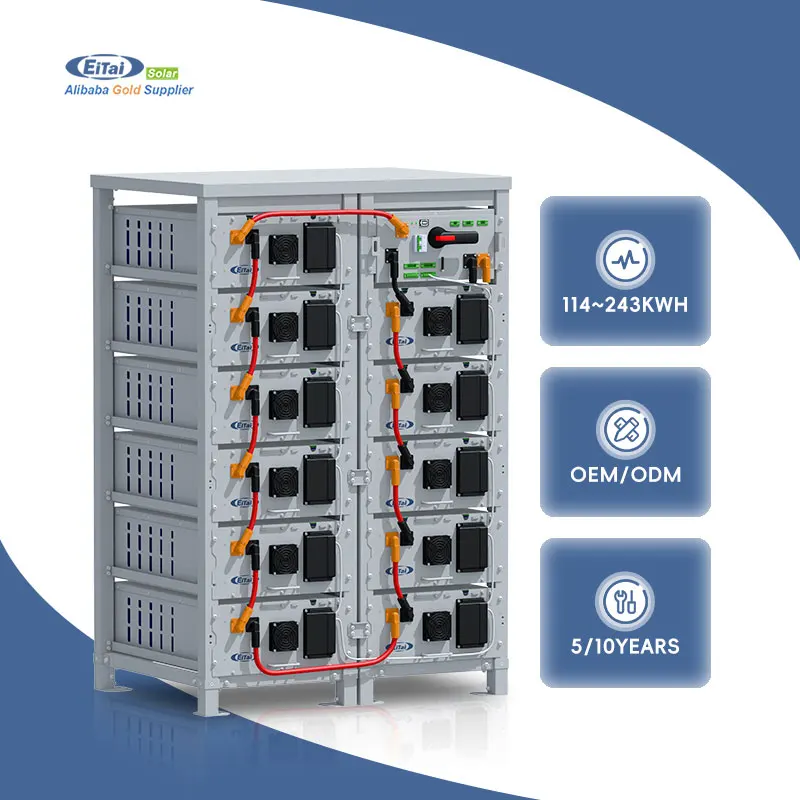 EITAI Cost Effective Advanced Support Parallel Lithium Battery BESS System at 208V for Grid Tied Applications     500Kwh