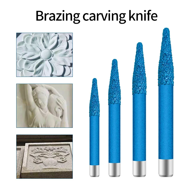 Stone Marble Engraving Tools Diamond Cnc Router Carving Drill Bits