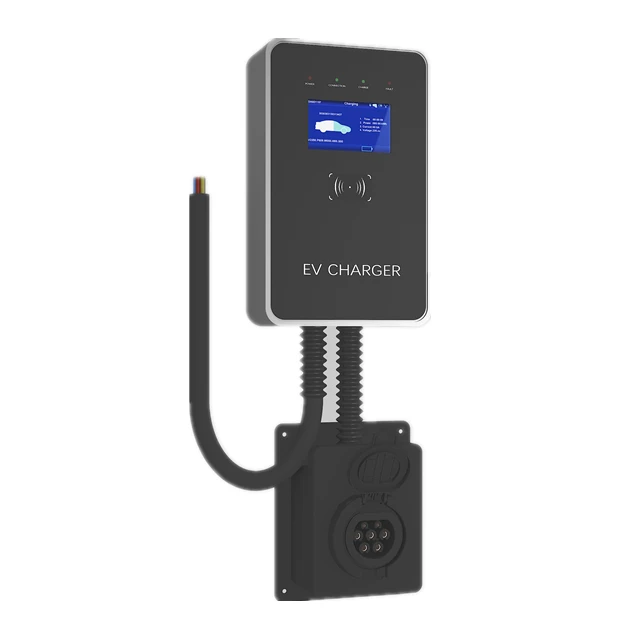 
iec62196-2 mode A Socket 7kw 11kw 22kw Level 2 Type2 type1 Ac Ev Charger wall-mounted charging stations 