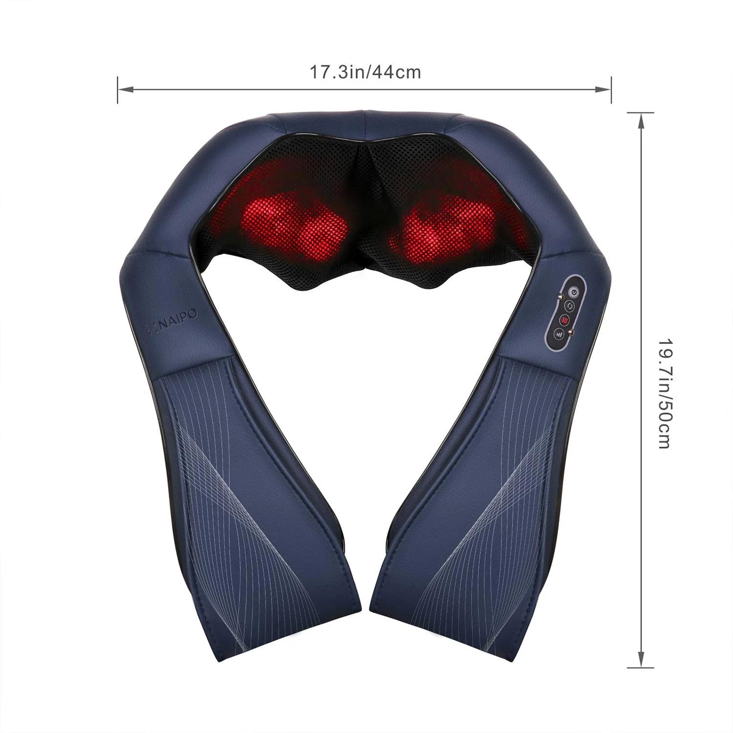 Глубокое разминание, 3 скорости, обезболивающее устройство, тепловой массажер для плеч, ног, всего тела, подушек для мышц, массажер для шеи.