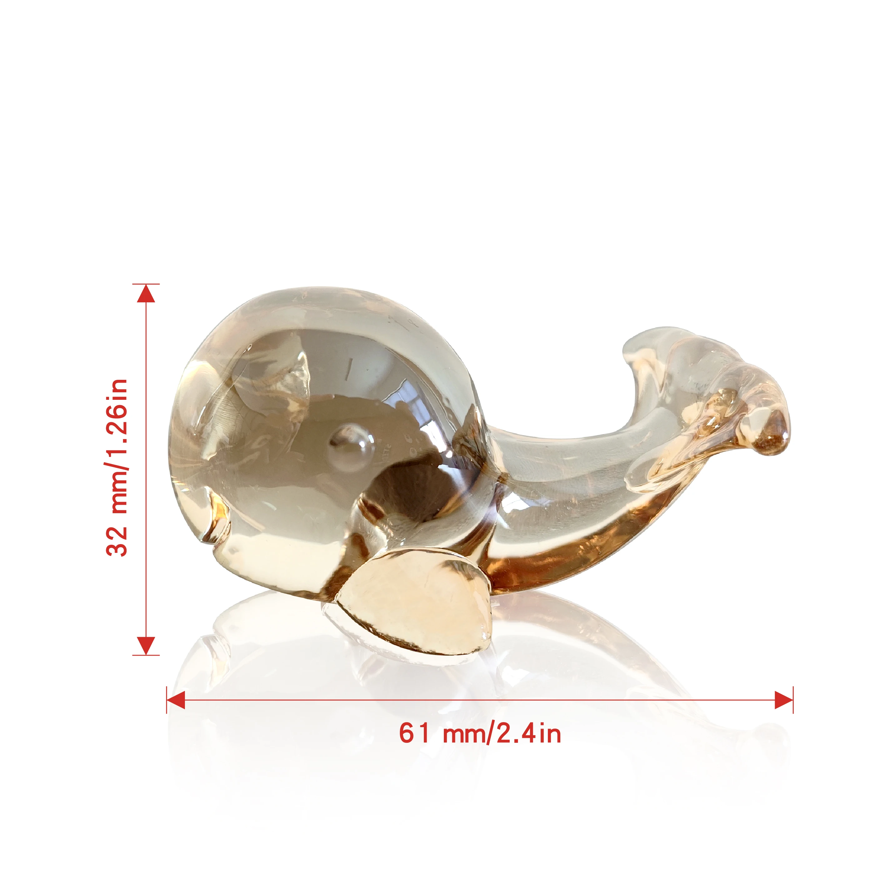 AB Color Crystal Whales Figurines Paperweights Crystal Whale Statue Home Decor Animal Figurine