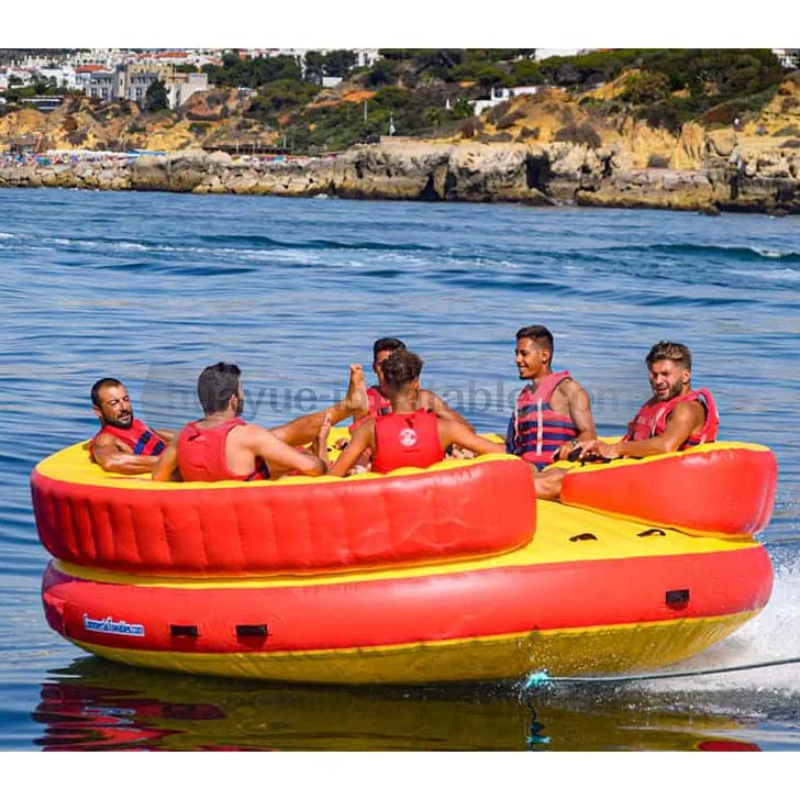 High Quality Lounge Twister Inflatable Ski Towable Banana Boat Water Sports Floating Spinner for Sale