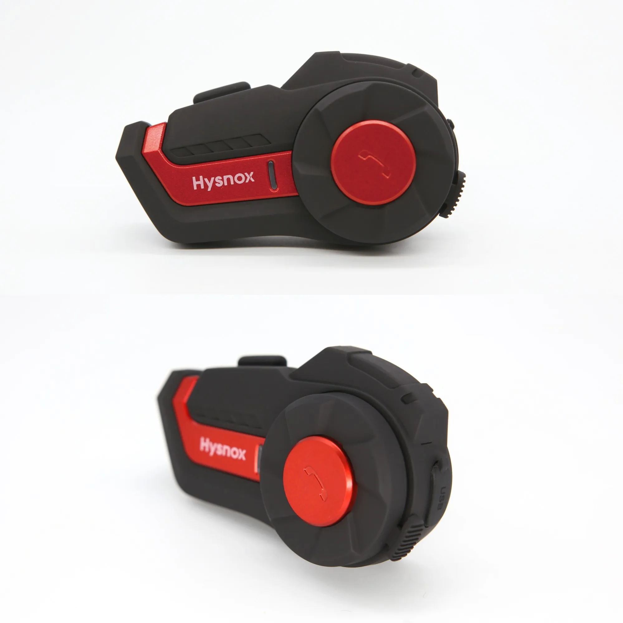 High Quality Waterproof Riders Group Intercom System Motorcycle Helmet Intercom HeadsetWaterproof and Sunscreen Design Black Wal