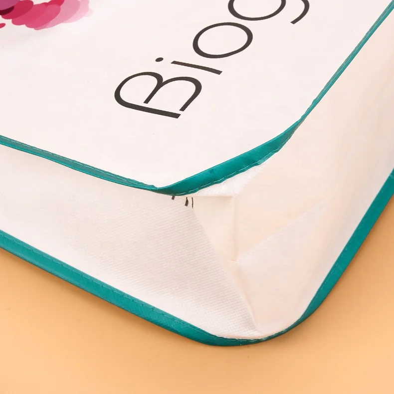 Упаковочная сумка для покупок из ламинированного полипропилена, нетканого полотна, высокого качества, роскошный бутик, любой дизайн, возможность печати поо, с обработанными буквами