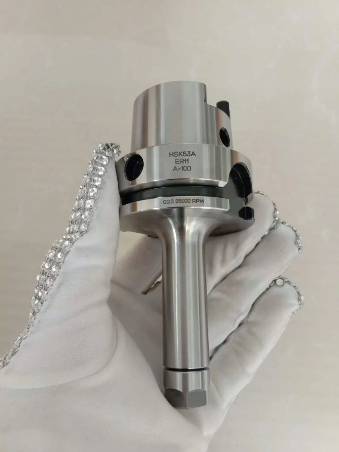 Indexable V-Flange HSK Adjustable Modular Side Lock CNC End Mills Tool Holder