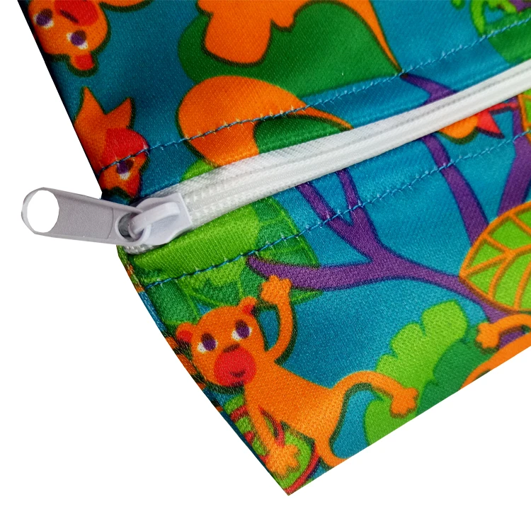 Hot Selling Wholesale Baby Diaper Bag Hanging Wet Bags Reusable Waterproof Nappy Changing Diaper Bag