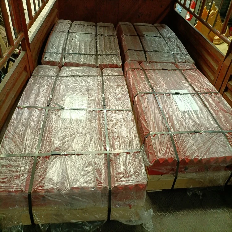 Casting jaw wear parts high manganese steel