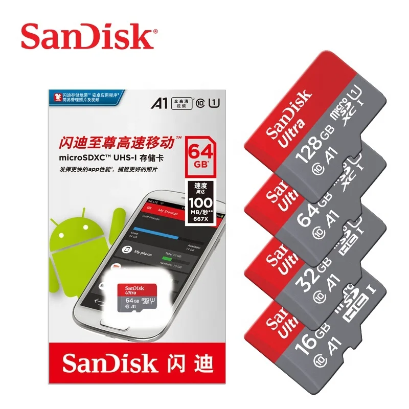 Оригинальная карта памяти San disk SD Card Class 10 sd card 32