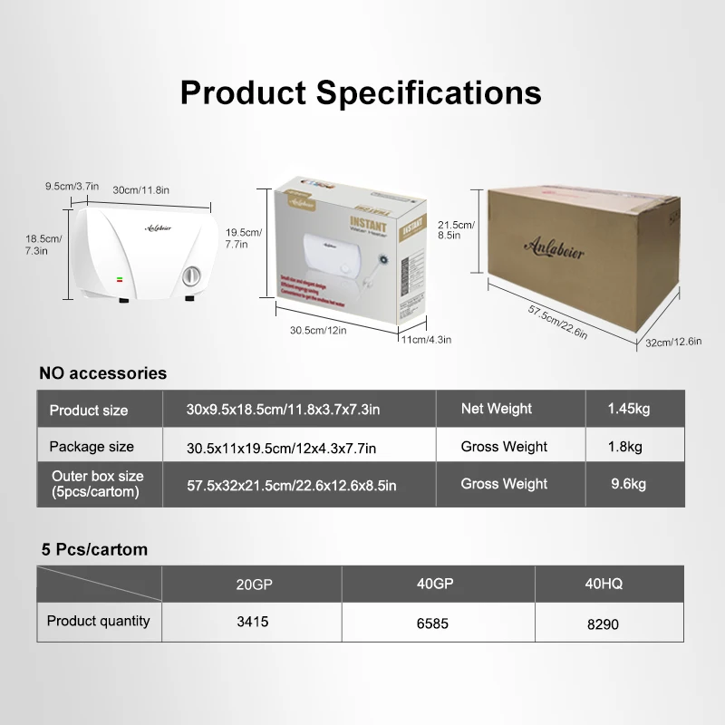 constant temperature electric water heater instant heater from guangdong