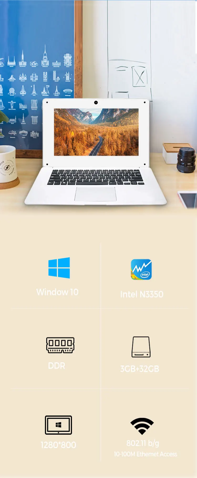 10inch mini cheap laptop win 10 oem new  ordinateur portable laptops for study