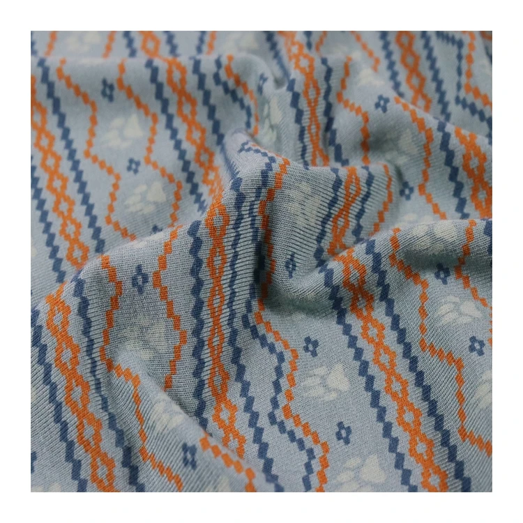 
Plain Dyed Sleepwear Women Knitted Fabric Cotton Bamboo Spandex 