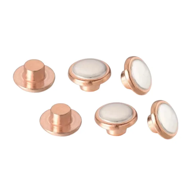 Wholesale Bi-metal Alloy Sliver Gold Electrical Bimetal Contact Rivet Custom Manufacturer