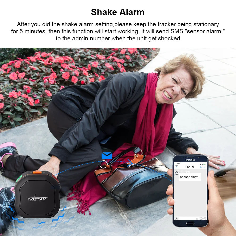Portable GPS Tracker TK1000 Real-time Tracking Mini GPS Tracker