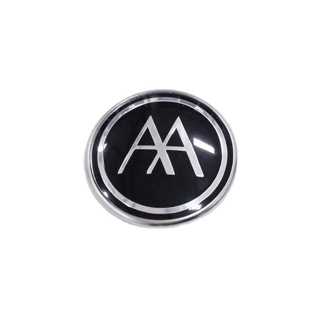 Custom High Quality Adhesive Metal Badge Logo Chrome Black Car Metal Badge For Car