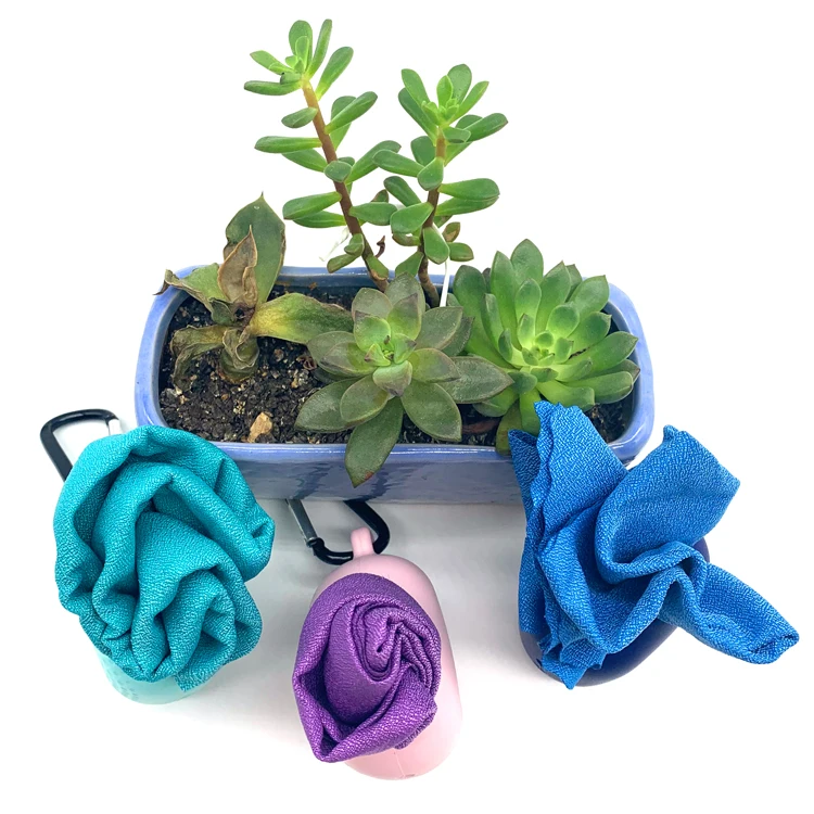 Sports Microfiber Ultra Absorbent, Compact and Fast Drying Towel with Bag