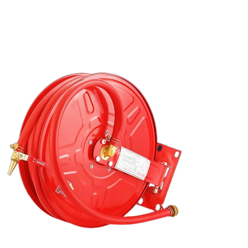 Best Price  JPS0.8-19-20-25-30 Red Fire Hose Reel with Drum Plate Firefighting Equipment andFire scrolls