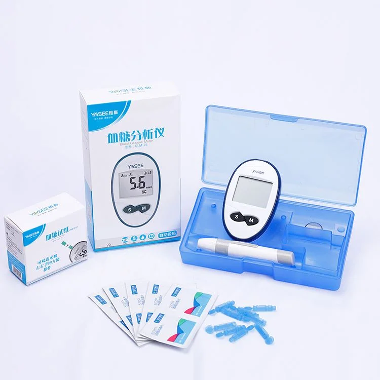 GLM-76 High Accurate Glucometer With Test Strips Electronic Digital Blood Glucose Meter
