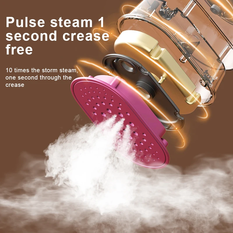 Upgraded Fast Preheating Garment Steamer Iron Portable Clothes Steamer Handheld Mini Steam Iron for travel and home