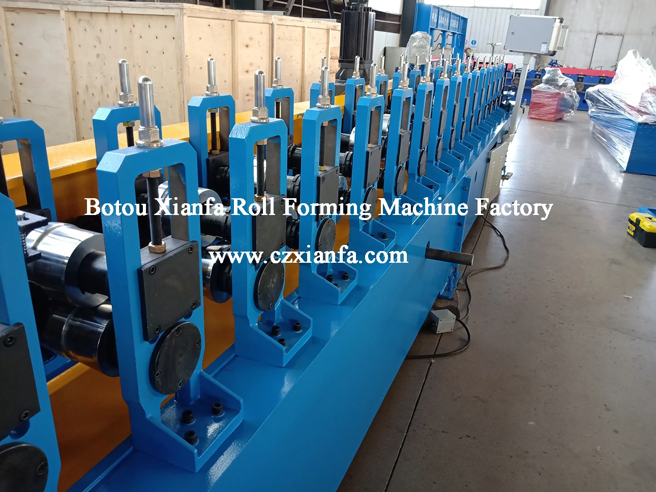 Shutter Door Guide Rail Roll Forming Machine