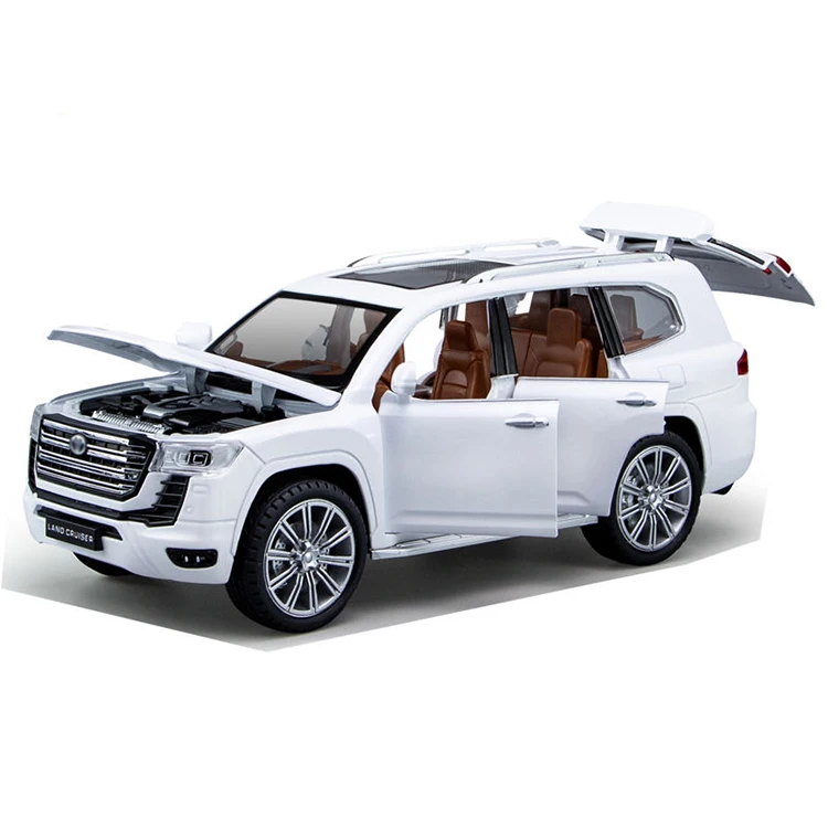 Shantou дешевые оптовая продажа литые машины игрушки 1/24 имитация Land cruiser LC300 модель автомобиля