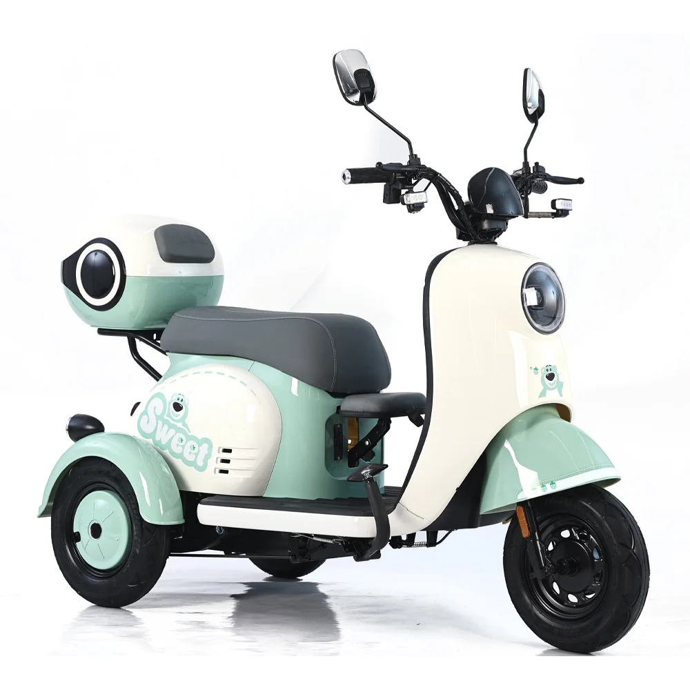 Wholesale 600W Electric Tricycle Bike Long Range Adults Electric Bicycle 3 Wheels Electric Scooter