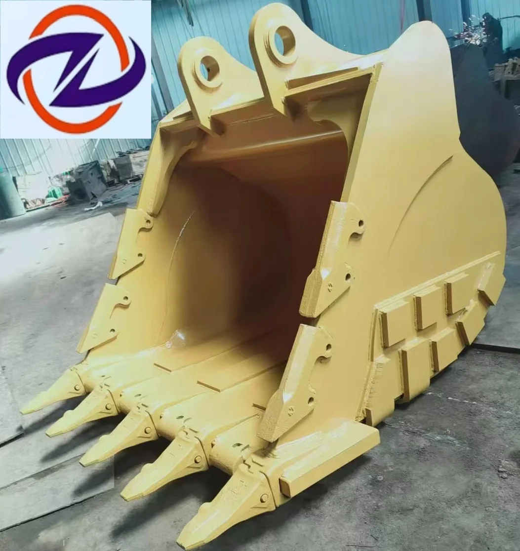 Rock Excavator Bucket original Factory  High Strength Wear resistant Plate Q355 Q460 NM400/500/HARDOX40 for 2-49 ton excavator