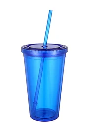 Пластиковые чашки, стакан для напитков, пластиковая чашка под заказ с крышками и соломинкой, пластиковые чашки