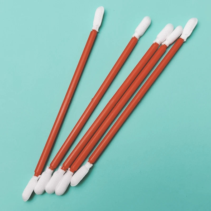 Lint Free Double Ended Polyester Swab Car Cleaning Microfiber Tip Cleanroom Swab Stick