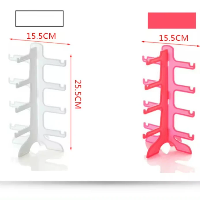 New 4 Layers Eyeglasses Sunglasses Glasses Display Stand Rack Holder Shelf Mordoa Black Transparent