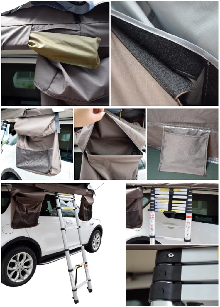 China Manufacturer Self-Driving Tour 4 Person Hard Shell 4X4 Car Roof Top Tent