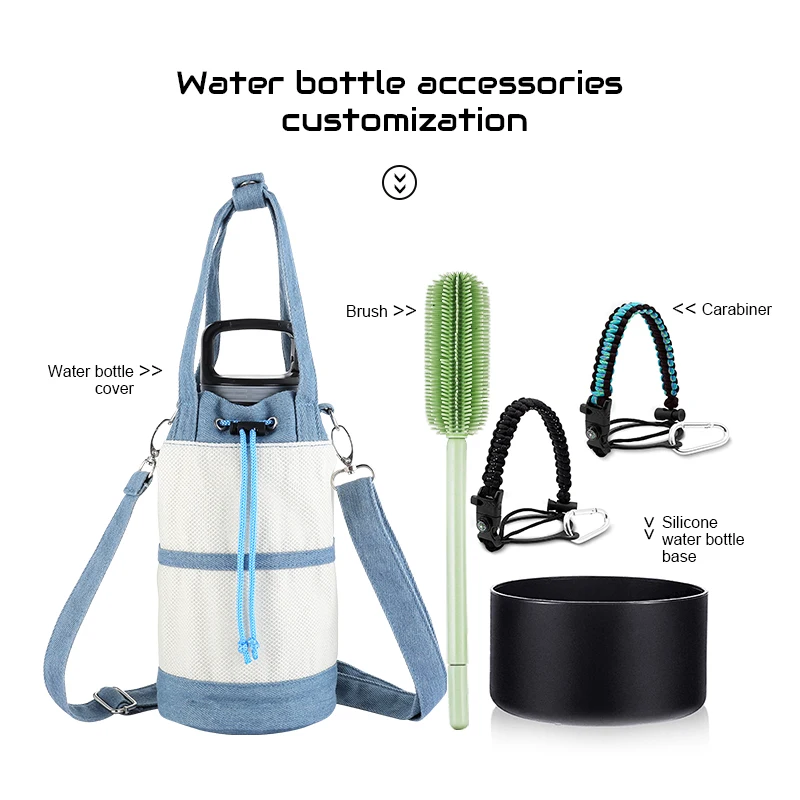 Wholesale 304 Stainless Steel Pet Water Bottle Double Wall Detachable SK Bowls Insulated Dog Drinking Bottles