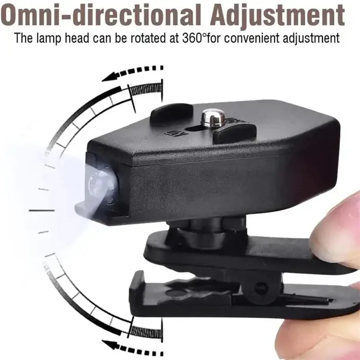 Cheap Mini LED Glasses Clip Light Book Reading Lights Universal Rotatable Eyeglasses Reading Clip Lamp At Night