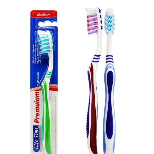 Gum massage high quality tooth brush with logo soft bristle custom toothbrush for adult