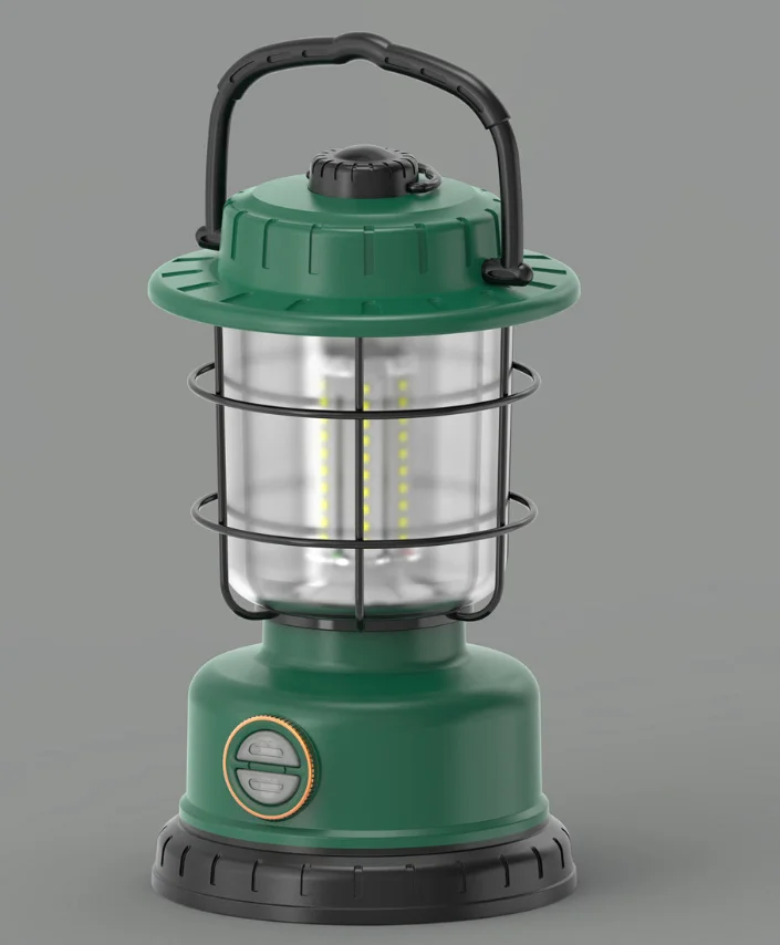 High Quality ABS IP65 Waterproof Portable Emergency USB Rechargeable LED Camping Lantern Light