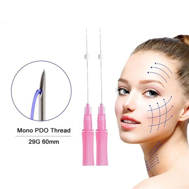disposable embedding acupuncture pdo needle  pdo thread lift cog