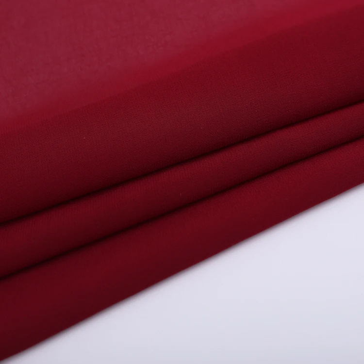 
HI-MULTI CREPE chiffon woven 100% polyester fabric for women dress 