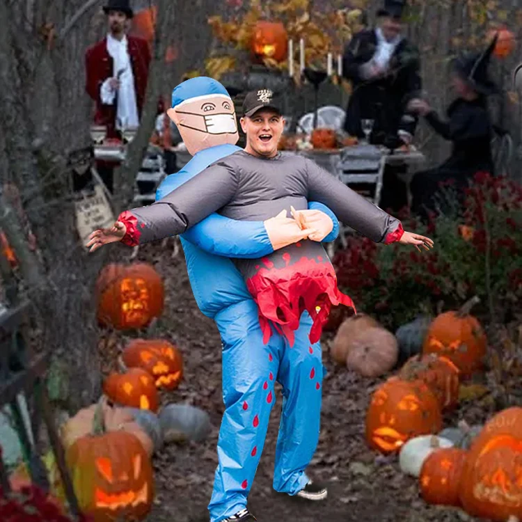 Best Sell Funny Horror  Halloween  Inflatable Costume Inflatable Surgeon Doctor Costume