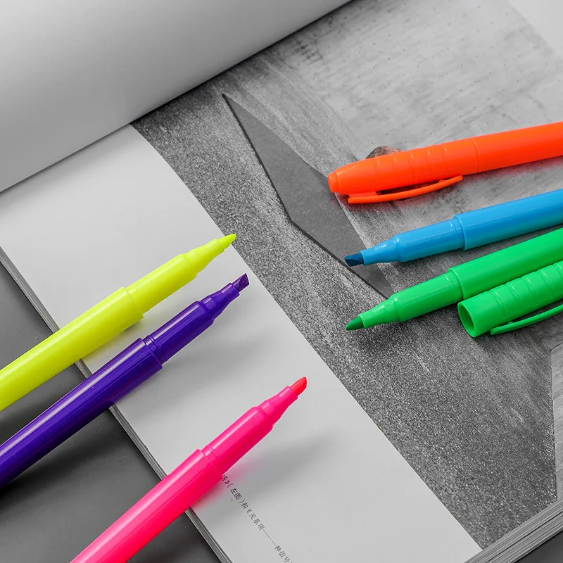 Wholesale Custom Highlighter Fluorescent Marker cheap highlighter marker pen