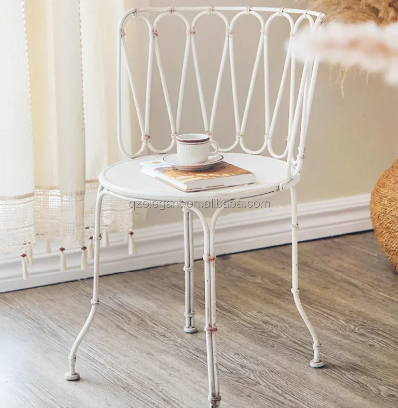 Custom metal outdoor furniture tables and chair french