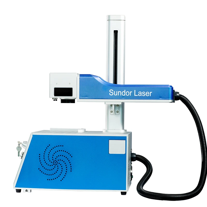 
Promotion Hot Export 20w 30w Rotate laser marker fiber laser marking machine for metal plastic 