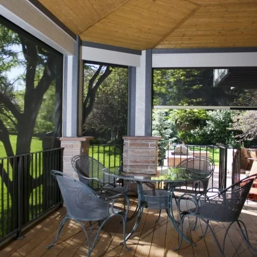 Моторизованный наружный ролик насекомых Дверь насекомых экран