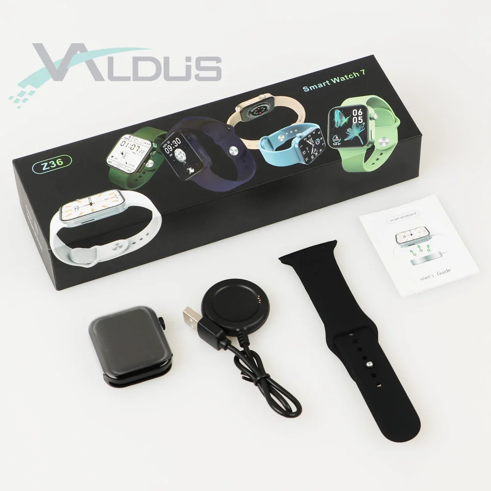 Valdus 2022 Cheap Price Z36 Smartwatch Full Touch Screen Reloj Inteligente Fitness Wearable Device Series 7 Z36 Smart Watch